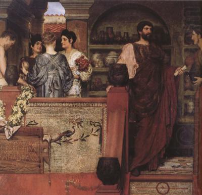 Hadrian Vistiting a Romano-British Pottery (mk23), Alma-Tadema, Sir Lawrence